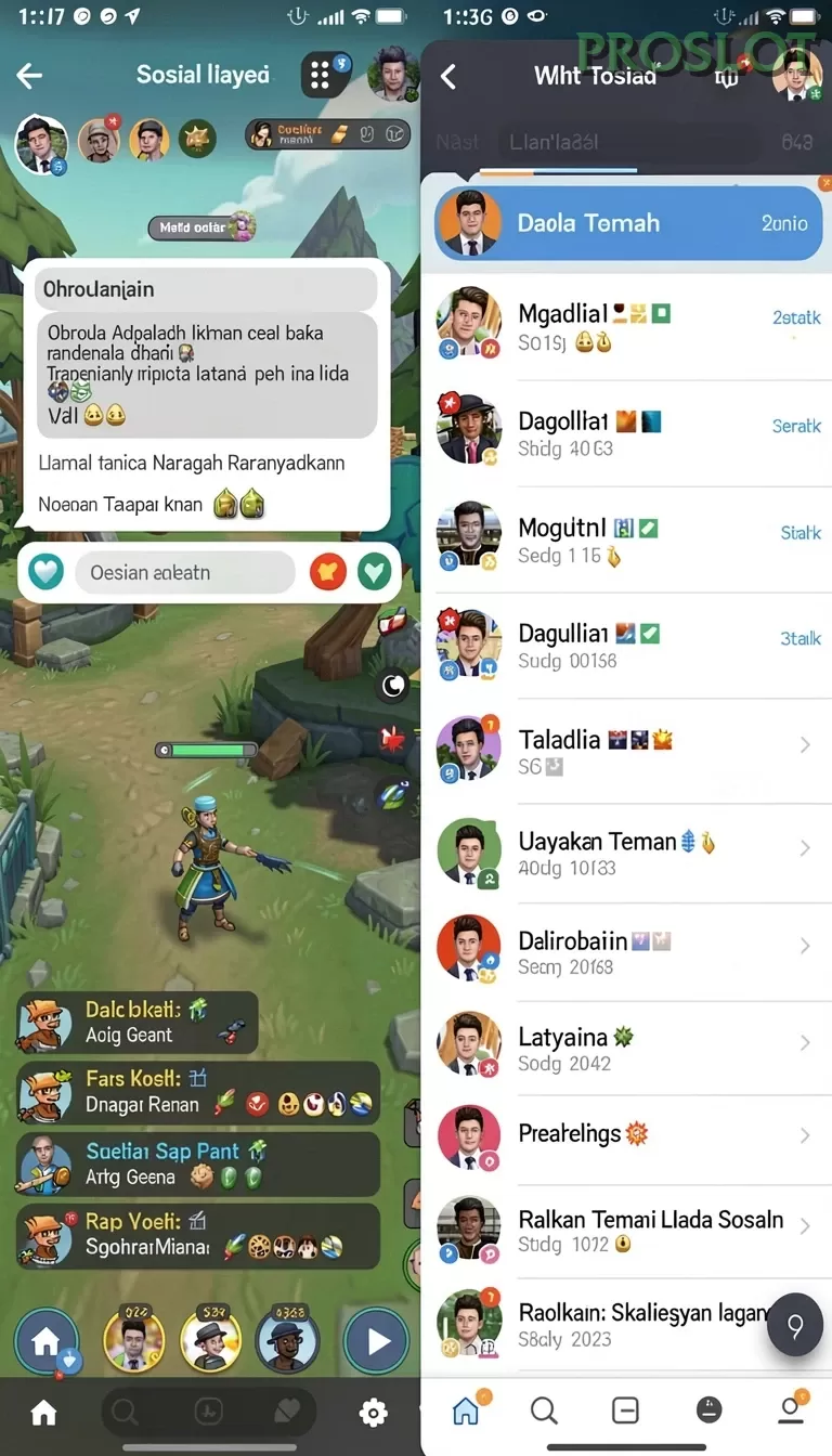Cuplikan layar EVIP3 — menu navigasi